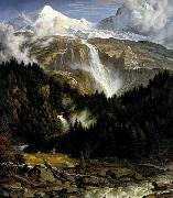Koch, Joseph Anton The Schmadribach Falls painting
